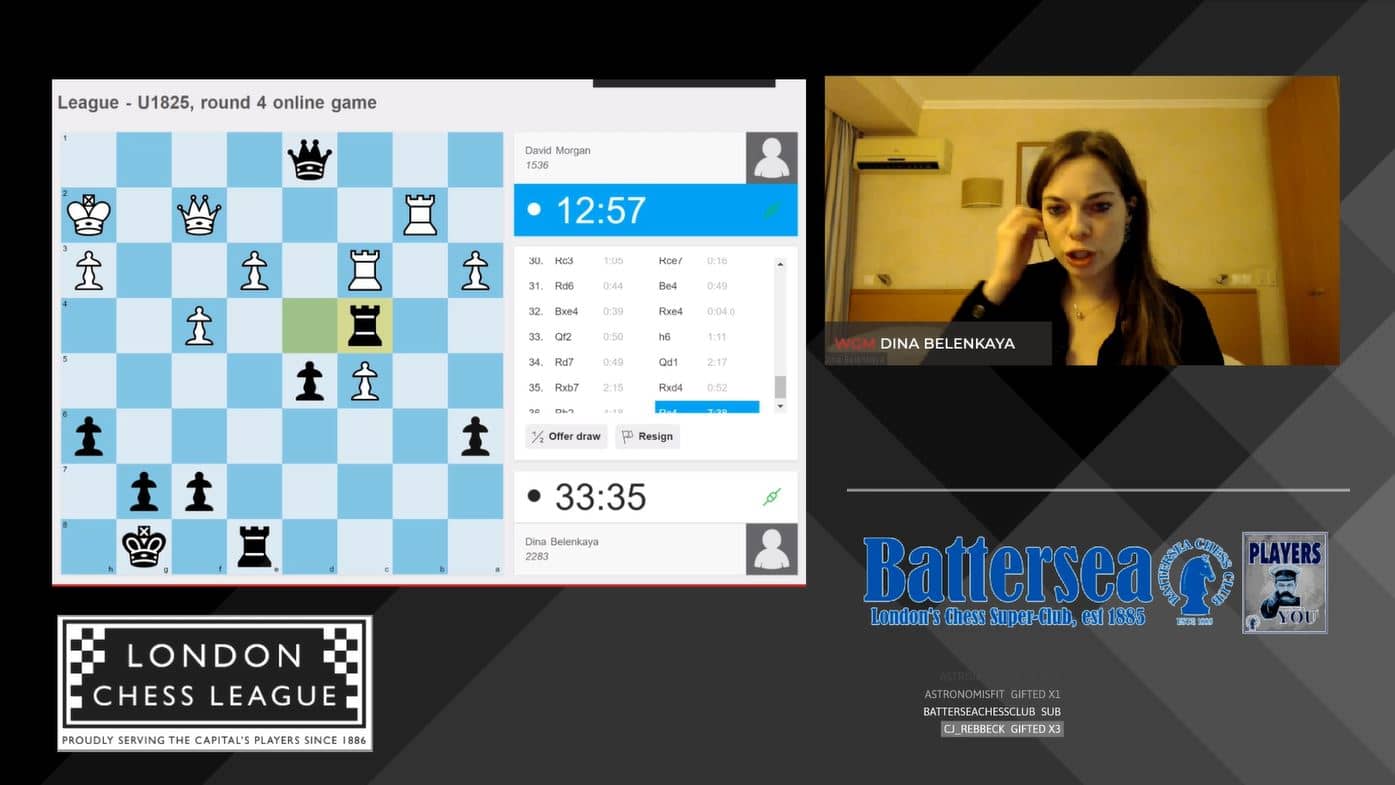 The chess games of Dina Belenkaya