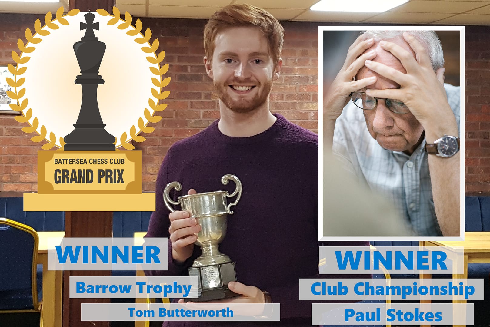 Paul Stokes ends 21 years of hurt to be crowned club champ while Tom Butterworth wins the Barrow